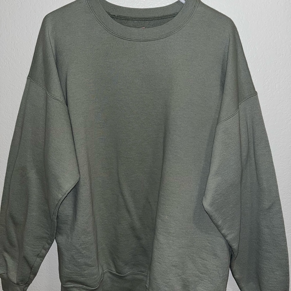 Sage green crewneck